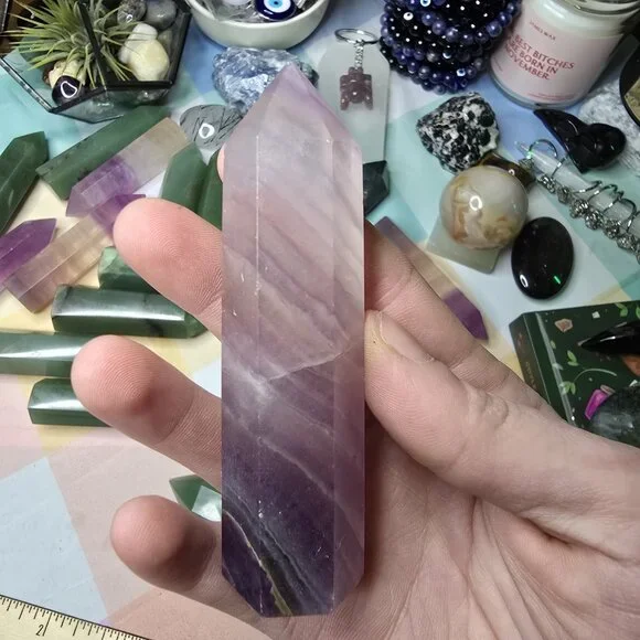 Fluorite Crystal Tower - Picture 3 of 5